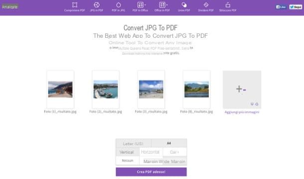 Comment convertir JPEG en PDF