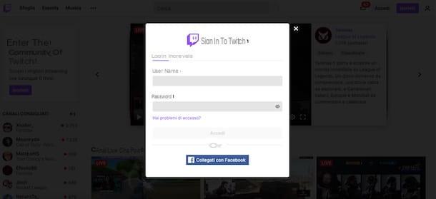 How to log in to Twitch