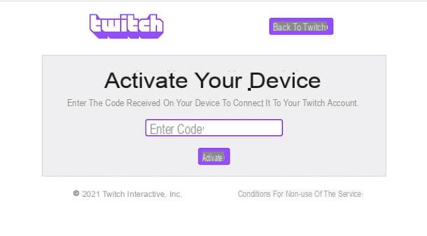 How to log in to Twitch