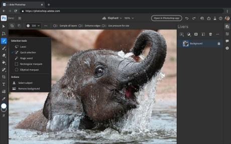 Photoshop will allow you to edit your photos on the Web