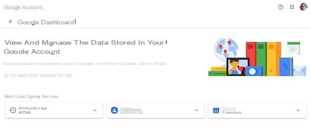 How to access the Google Dashboard