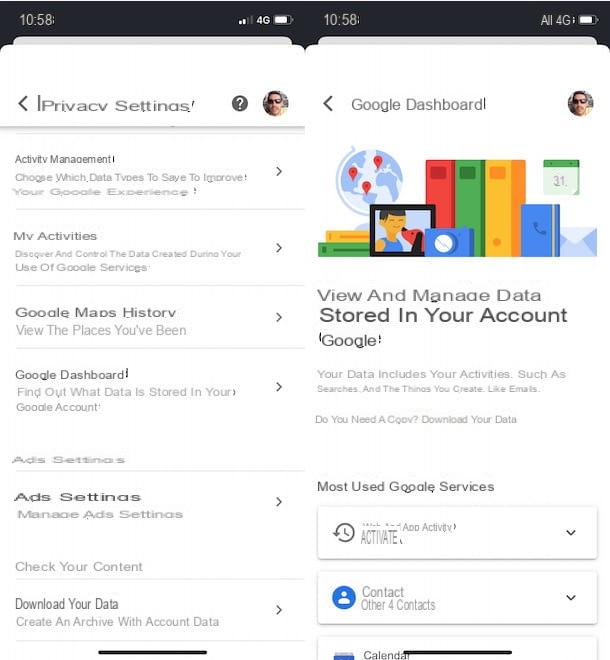 How to access the Google Dashboard