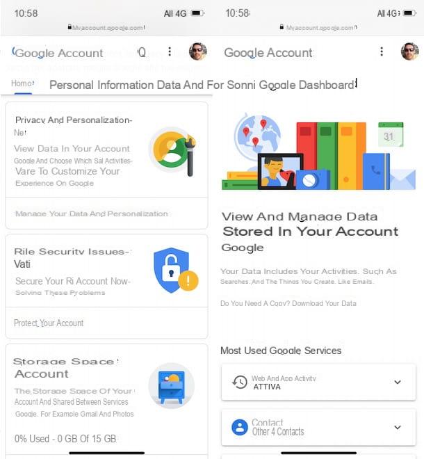 How to access the Google Dashboard