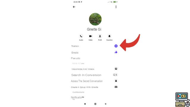 ¿Cómo cambiar el tema de los mensajes en Messenger?