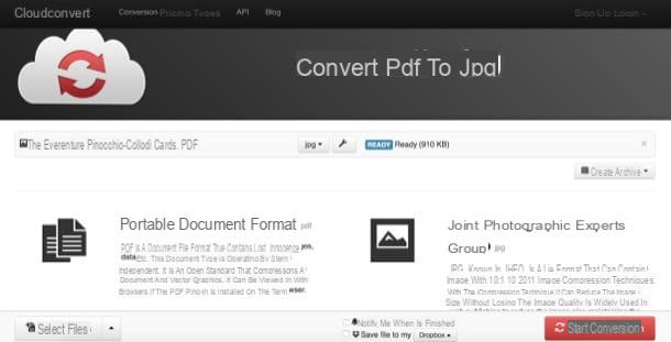 Convertir PDF a JPG