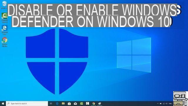 Windows 10: Cómo activar o desactivar Windows Defender