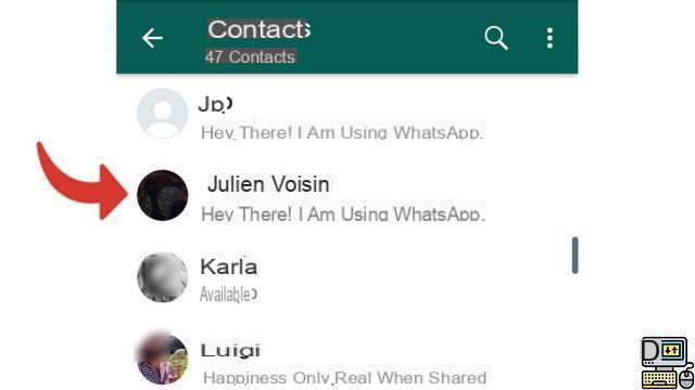 How to change the name of a contact on WhatsApp?