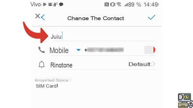 How to change the name of a contact on WhatsApp?