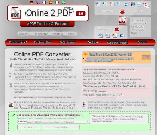 Cómo convertir a PDF gratis