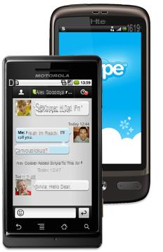 A versão completa do Skype no Android Market