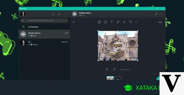 Usa el editor de fotos de WhatsApp en tu ordenador