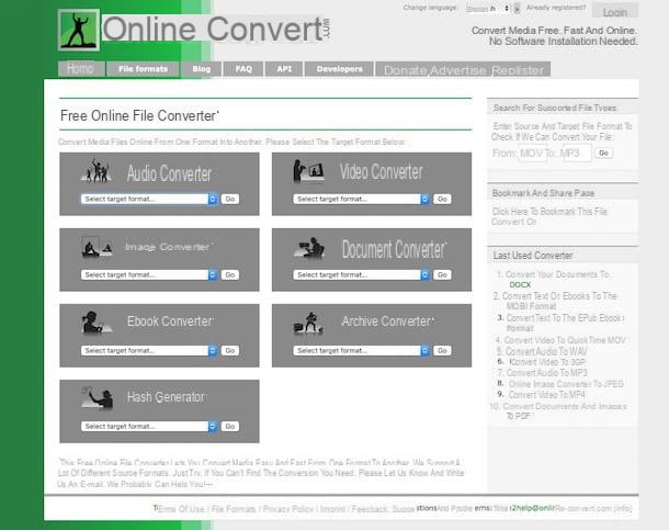 Convertitore en ligne