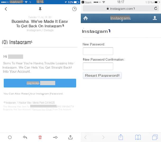 How to enter an Instagram profile