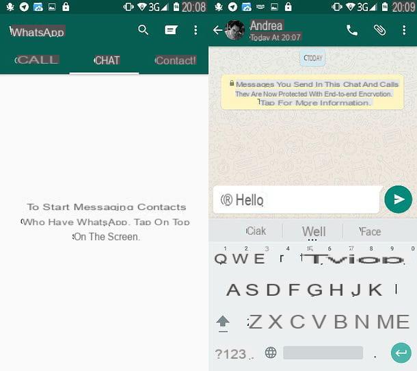 Comment discuter avec WhatsApp