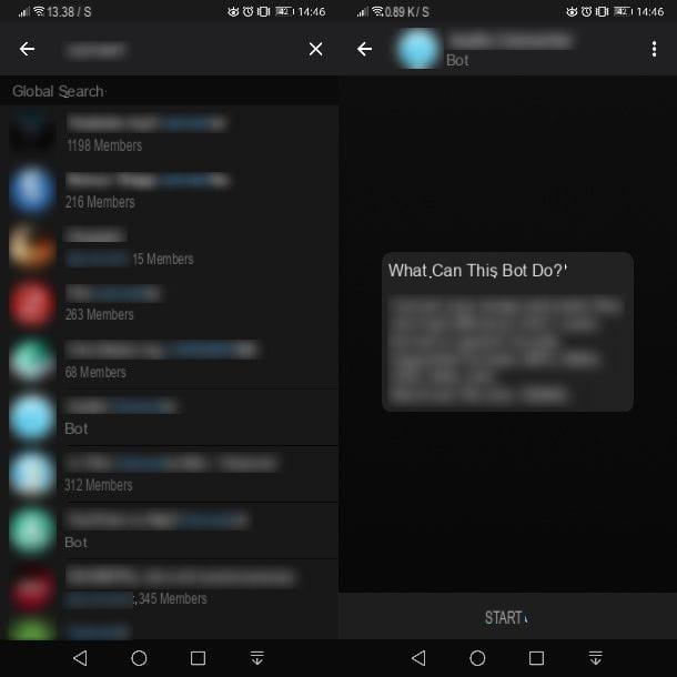 How to search on Telegram