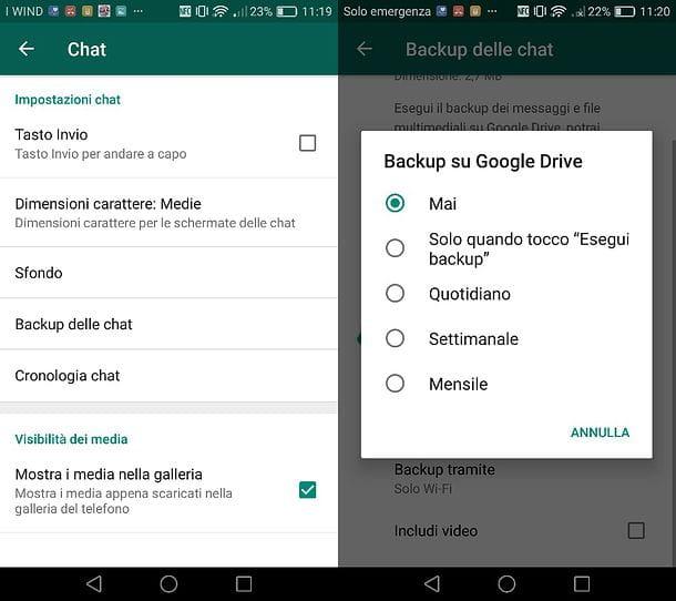 Como desativar o backup do WhatsApp