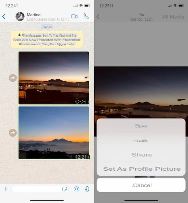 How to save WhatsApp photos in the Gallery