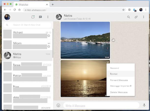 How to save WhatsApp photos in the Gallery