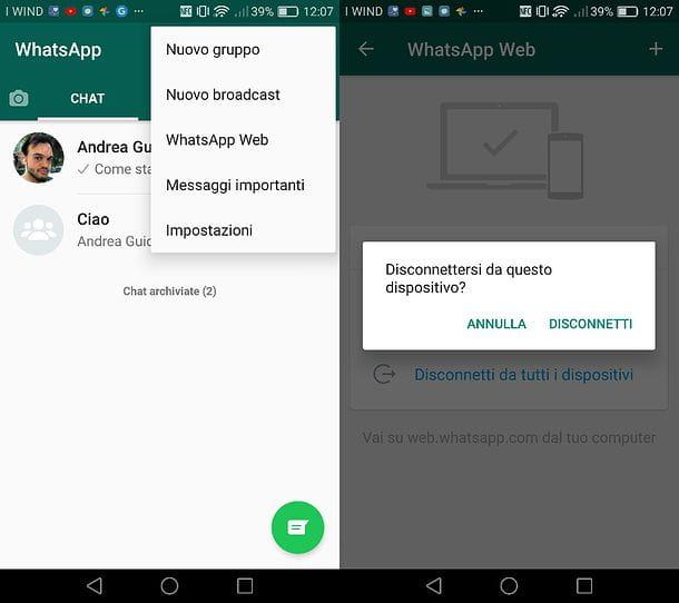 Comment désactiver WhatsApp