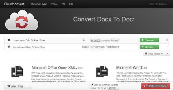 Comment convertir DOCX en DOC