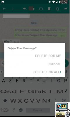 WhatsApp: how to delete a message sent by mistake?