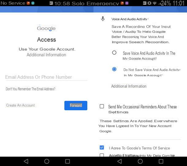 How to access Google