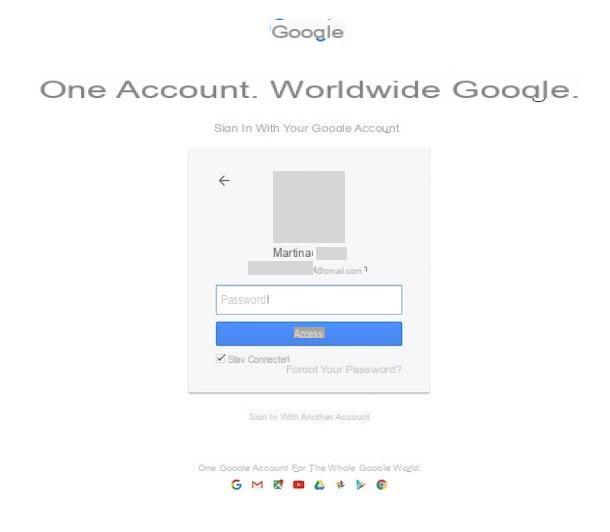 How to access Google