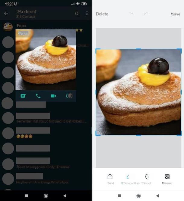 Comment télécharger des photos de profil WhatsApp