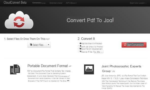 Como converter PDF para JPG