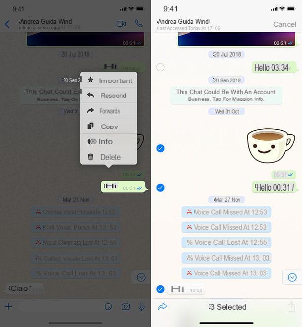 Cómo enviar una conversación de WhatsApp a otro contacto