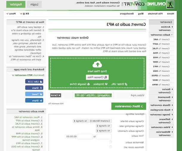 Comment convertir MPEG4 en MP3