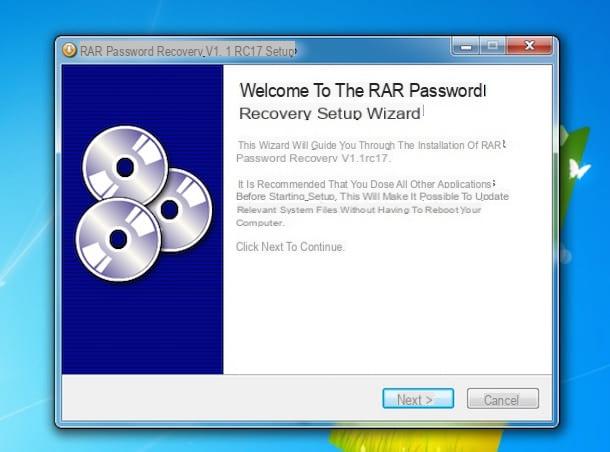 How to find RAR file password