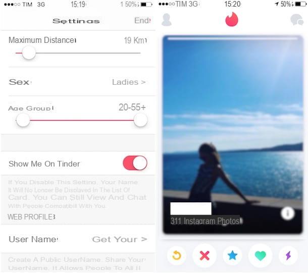 Comment rechercher une personne sur Tinder