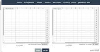 Textcompare.org site Compare two Excel tables and see the differences in the values in the cells