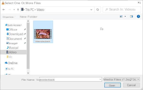 Extrae sonido de video con VLC