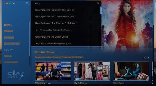 Comment rechercher un film sur Sky