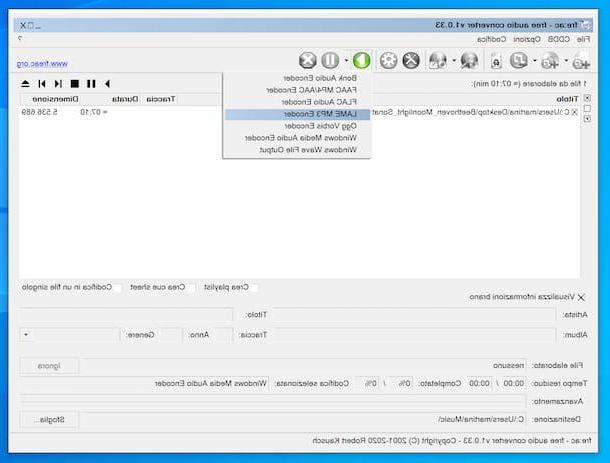 How to convert audio files to MP3