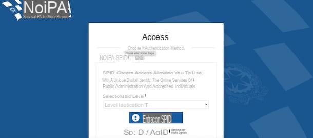 How to access SPID Poste