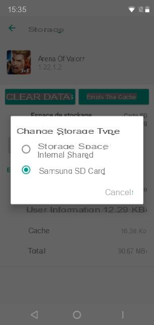 Como copiar ou mover arquivos e aplicativos para o cartão SD no Android