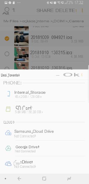 Cómo copiar o mover archivos y aplicaciones a la tarjeta SD en Android