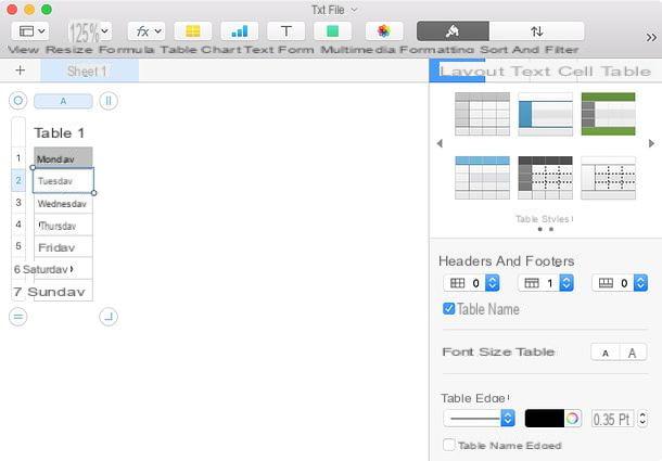 Comment convertir TXT en Excel