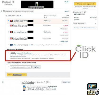 Amazon: how to pay for your order in 4 installments by Credit Card