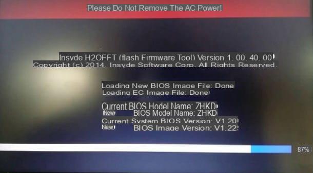 How to enter the Acer BIOS