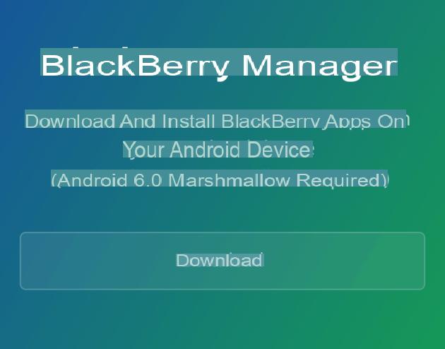 How to install BlackBerry apps on any Android?