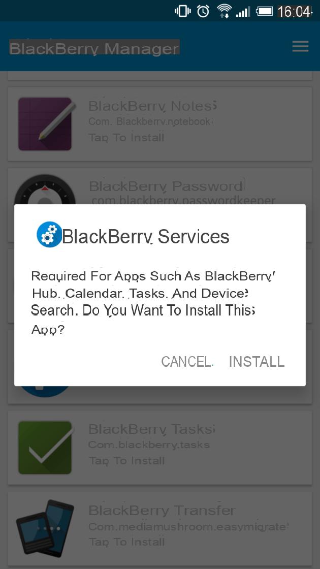 How to install BlackBerry apps on any Android?