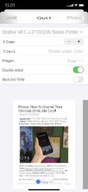 How to print a document wirelessly from your iPhone or iPad