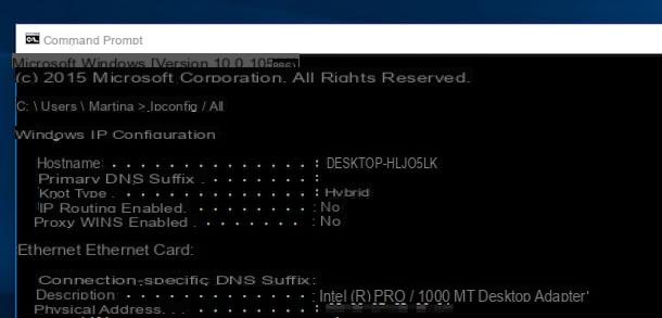 How to find MAC Address PC