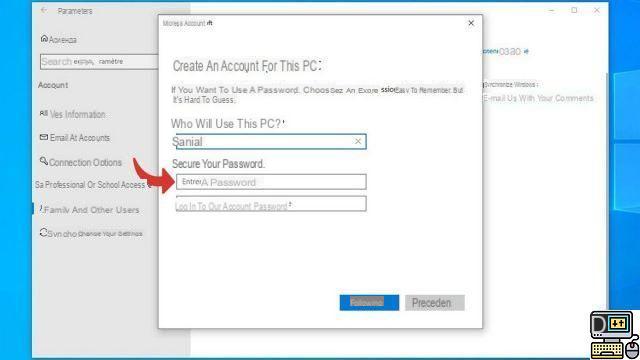 How to create or delete a user account on Windows 10?