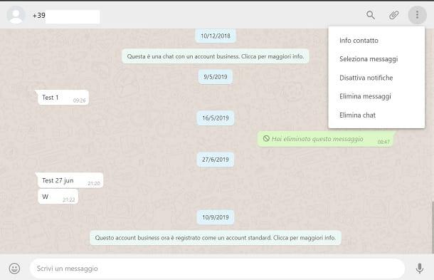 How to delete a WhatsApp contact not present in the address book