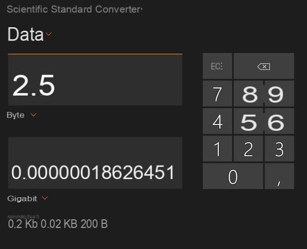 Cómo convertir bytes